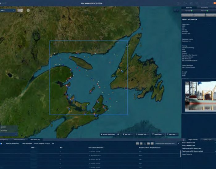 Navires sombres avec un seuil de 12 heures